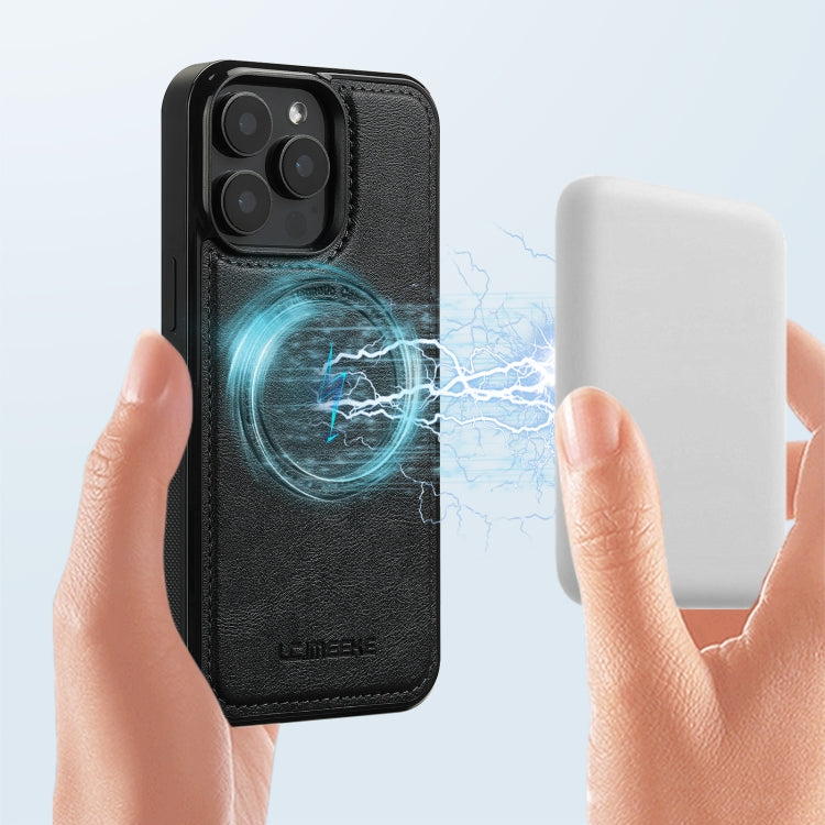 For iPhone 15 Pro LC.IMEEKE Magsafe Phone Case(Black) by LC.IMEEKE