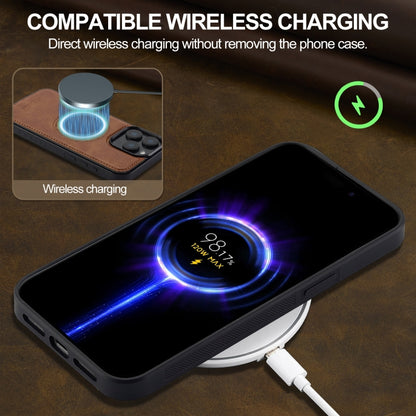 For iPhone 15 Pro LC.IMEEKE Magsafe Phone Case(Brown) by LC.IMEEKE