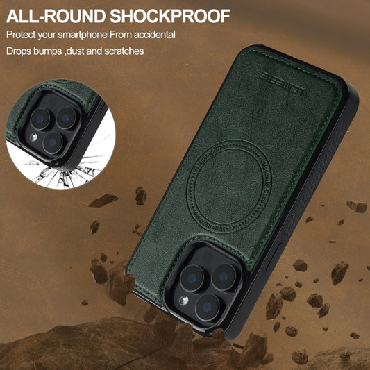 For iPhone 14 Pro Max LC.IMEEKE Magsafe Phone Case(Green) by LC.IMEEKE