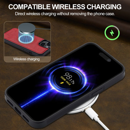 For iPhone 15 LC.IMEEKE Magsafe Phone Case(Red) by LC.IMEEKE