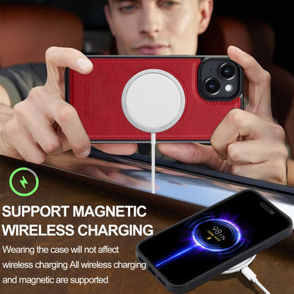 For iPhone 15 LC.IMEEKE Magsafe Phone Case(Red) by LC.IMEEKE
