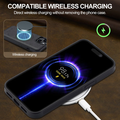 For iPhone 15 LC.IMEEKE Magsafe Phone Case(Black) by LC.IMEEKE