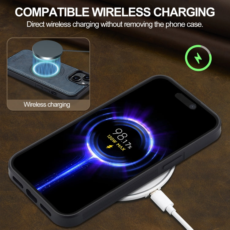 For iPhone 15 LC.IMEEKE Magsafe Phone Case(Blue) by LC.IMEEKE