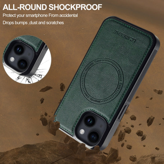 For iPhone 14 / 13 LC.IMEEKE Magsafe Phone Case(Green) by LC.IMEEKE