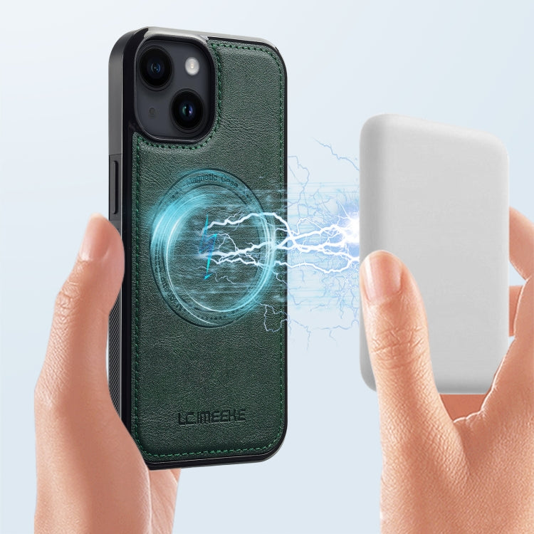 For iPhone 14 / 13 LC.IMEEKE Magsafe Phone Case(Green) by LC.IMEEKE