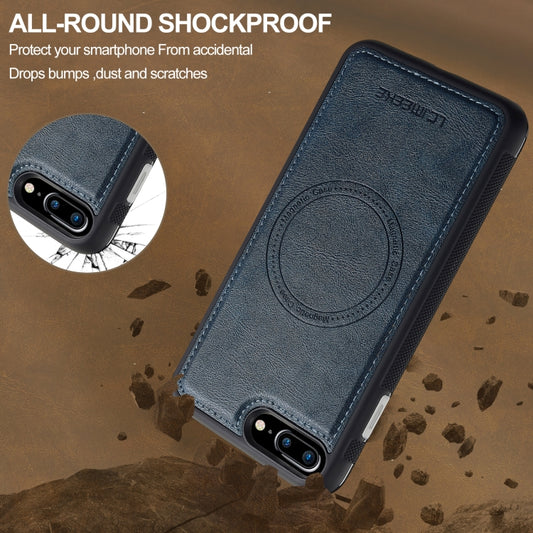 For iPhone SE 2024 LC.IMEEKE Magsafe Phone Case(Blue) by LC.IMEEKE