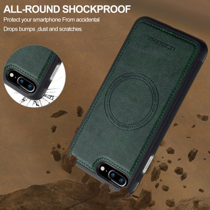 For iPhone SE 2024 LC.IMEEKE Magsafe Phone Case(Green) by LC.IMEEKE