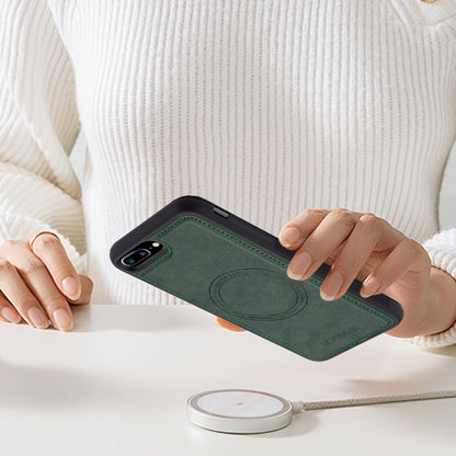 For iPhone SE 2024 LC.IMEEKE Magsafe Phone Case(Green) by LC.IMEEKE