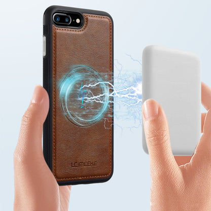 For iPhone SE 2024 LC.IMEEKE Magsafe Phone Case(Brown) by LC.IMEEKE