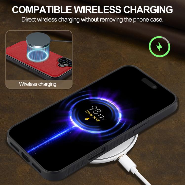 For iPhone 17 LC.IMEEKE Magsafe Phone Case(Red) by LC.IMEEKE