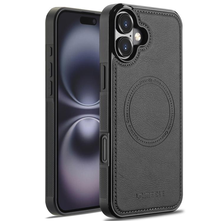 For iPhone 17 LC.IMEEKE Magsafe Phone Case(Black) by LC.IMEEKE