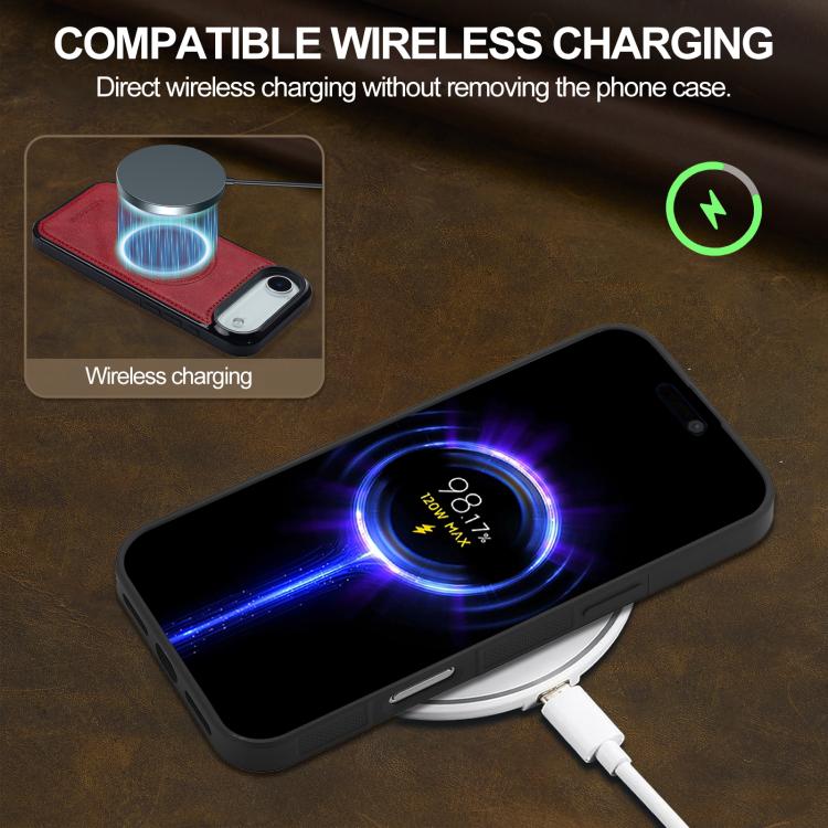 For iPhone Air LC.IMEEKE Magsafe Phone Case(Red) by LC.IMEEKE