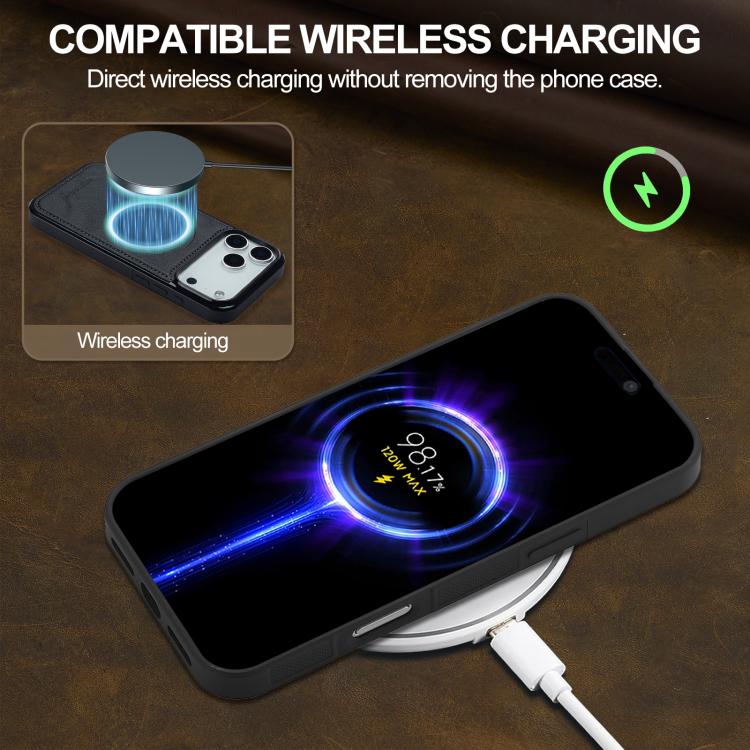 For iPhone 17 Pro Max LC.IMEEKE Magsafe Phone Case(Black) by LC.IMEEKE