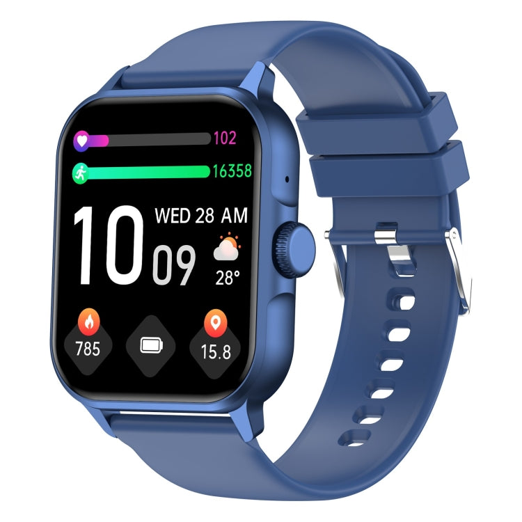 ZW36A 1.83 inch BT Call Smart Watch, Blood oxygen / Blood Pressure / Heart Rate(Blue) by bashfashion
