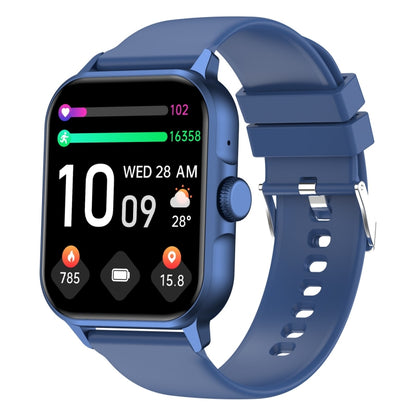ZW36A 1.83 inch BT Call Smart Watch, Blood oxygen / Blood Pressure / Heart Rate(Blue) by bashfashion