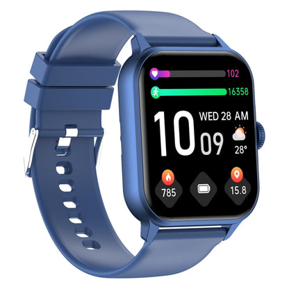 ZW36A 1.83 inch BT Call Smart Watch, Blood oxygen / Blood Pressure / Heart Rate(Blue) by bashfashion
