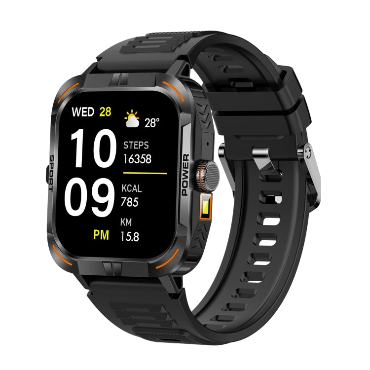 ZW69 1.97 inch AMOLED Outdoor Sports BT Call Smart Watch, Blood Oxygen / Heart Rate / Remote Photography / Sleep monitoring(Black) by bashfashion