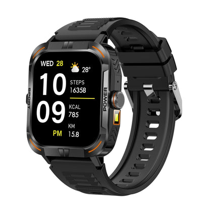 ZW69 1.97 inch AMOLED Outdoor Sports BT Call Smart Watch, Blood Oxygen / Heart Rate / Remote Photography / Sleep monitoring(Black) by bashfashion