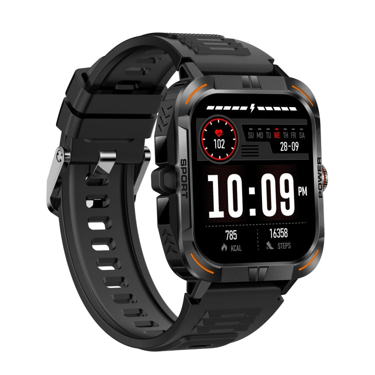 ZW69 1.97 inch AMOLED Outdoor Sports BT Call Smart Watch, Blood Oxygen / Heart Rate / Remote Photography / Sleep monitoring(Black) by bashfashion
