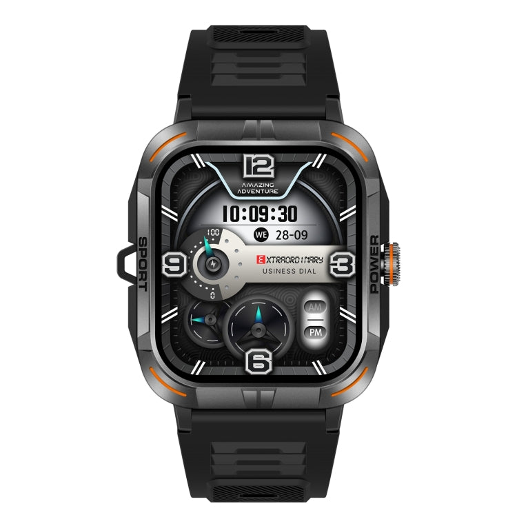 ZW69 1.97 inch AMOLED Outdoor Sports BT Call Smart Watch, Blood Oxygen / Heart Rate / Remote Photography / Sleep monitoring(Black) by bashfashion