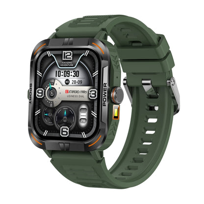 ZW69 1.97 inch AMOLED Outdoor Sports BT Call Smart Watch, Blood Oxygen / Heart Rate / Remote Photography / Sleep monitoring(Green) by bashfashion