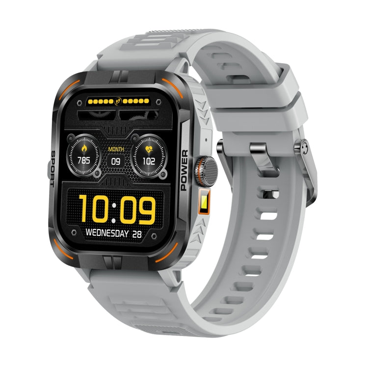 ZW69 1.97 inch AMOLED Outdoor Sports BT Call Smart Watch, Blood Oxygen / Heart Rate / Remote Photography / Sleep monitoring(Grey) by bashfashion