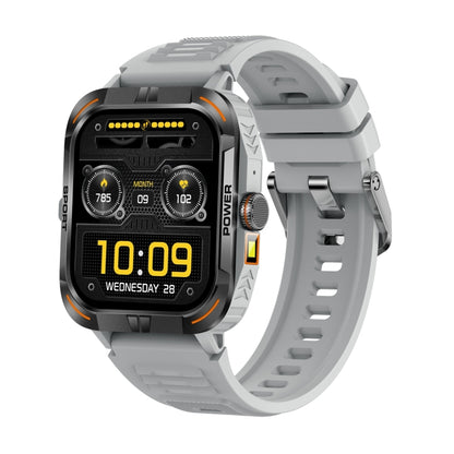 ZW69 1.97 inch AMOLED Outdoor Sports BT Call Smart Watch, Blood Oxygen / Heart Rate / Remote Photography / Sleep monitoring(Grey) by bashfashion