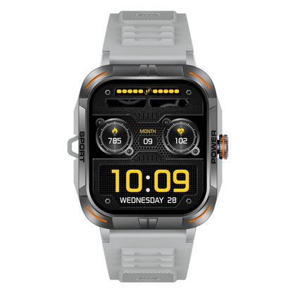 ZW69 1.97 inch AMOLED Outdoor Sports BT Call Smart Watch, Blood Oxygen / Heart Rate / Remote Photography / Sleep monitoring(Grey) by bashfashion