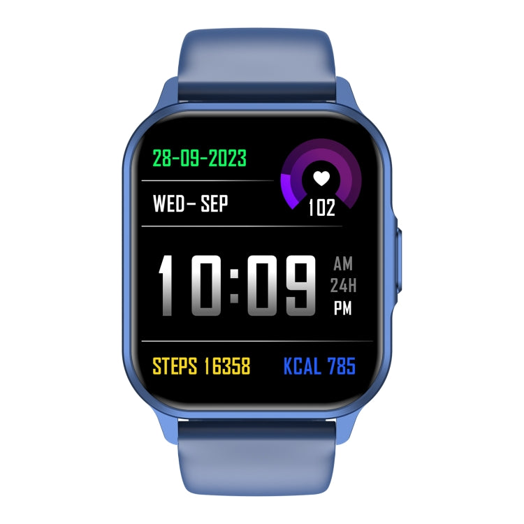 ZW36 1.83 inch BT Call Smart Watch, Blood oxygen / Blood Pressure / Heart Rate(Blue) by bashfashion