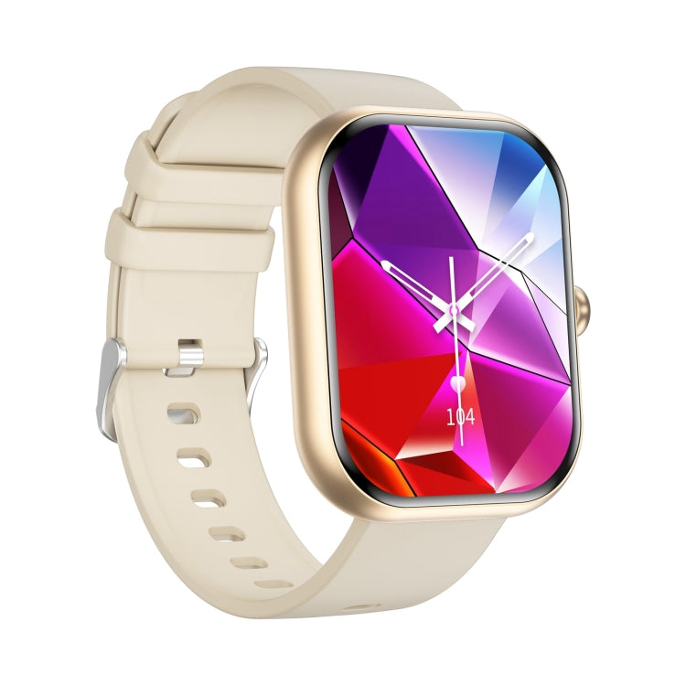 ZW65 2.01 inch Fitness Smart Watch, Blood Oxygen / Blood Pressure / Heart Rate(Gold) by bashfashion