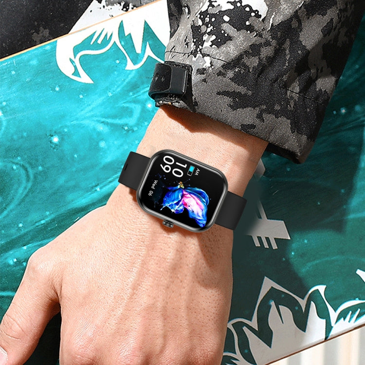 ZW65 2.01 inch Fitness Smart Watch, Blood Oxygen / Blood Pressure / Heart Rate(Gold) by bashfashion