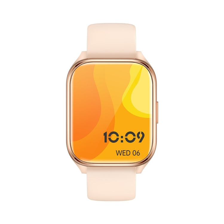 KT73S 1.85 inch Square Screen BT Call Smart Watch, Heart Rate / Blood Pressure / Blood Oxygen / Female Health / Sleep Monitoring(Gold) by bashfashion