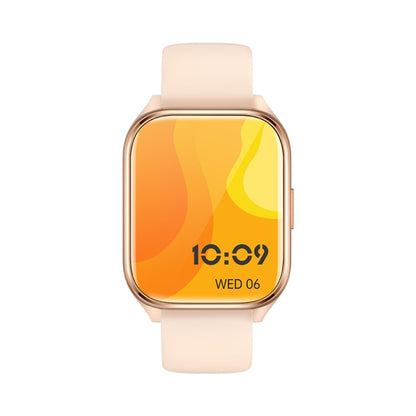 KT73S 1.85 inch Square Screen BT Call Smart Watch, Heart Rate / Blood Pressure / Blood Oxygen / Female Health / Sleep Monitoring(Gold) by bashfashion