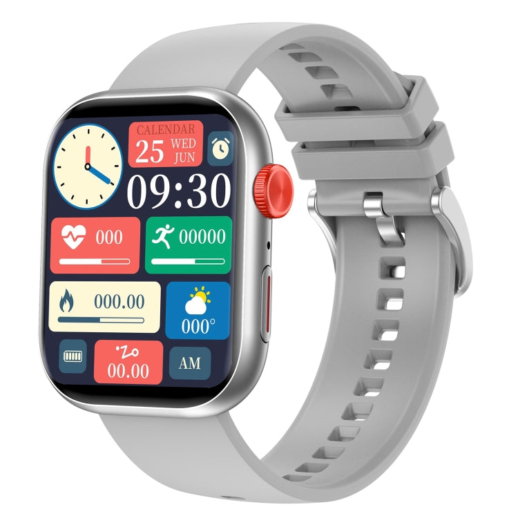 LC88 2 inch Square Screen BT Call Smart Watch, Heart Rate / Blood Pressure / Blood Oxygen / Sleep Monitoring(Silver) by bashfashion