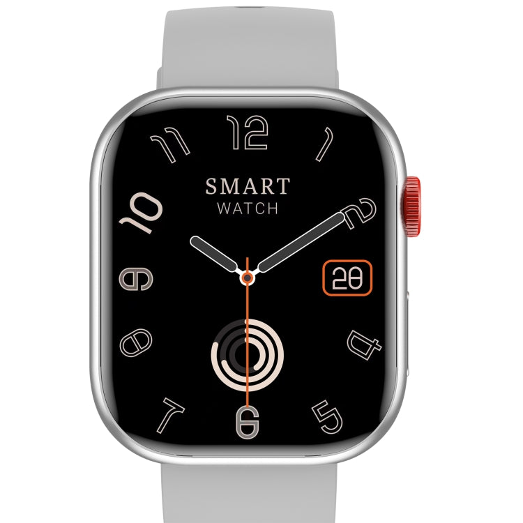 LC88 2 inch Square Screen BT Call Smart Watch, Heart Rate / Blood Pressure / Blood Oxygen / Sleep Monitoring(Silver) by bashfashion