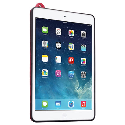 For iPad 10.2 2021 / 2020 / 10.5 2019 TPU Leather Back Tablet Case with Wristband(Red) by bashfashion