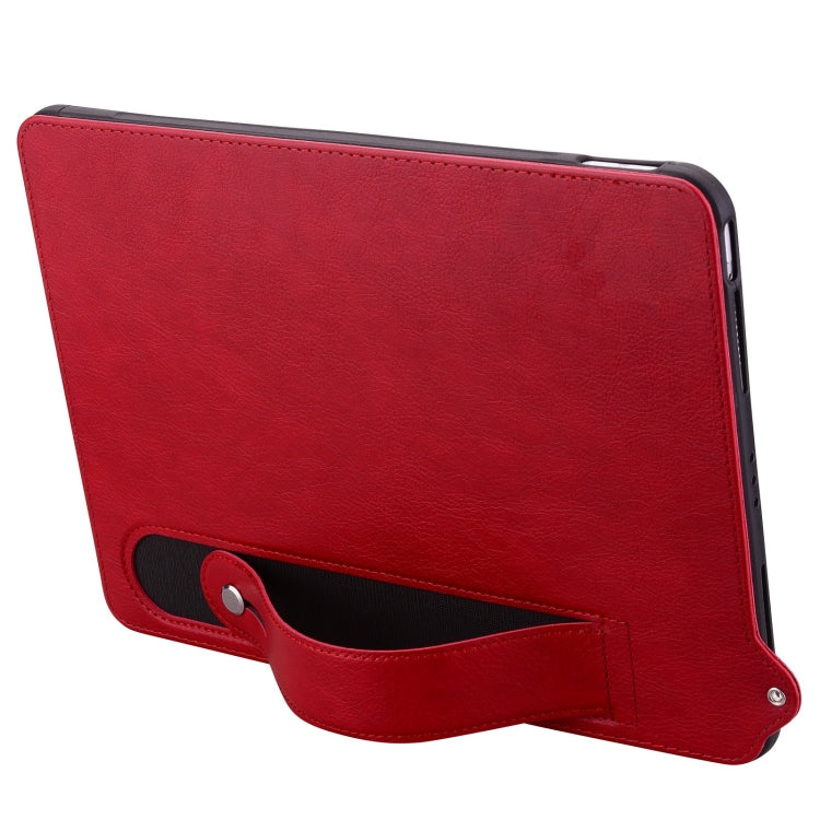 For Amazon Kindle Paperwhite 12th 2024 TPU Leather Back Tablet Case with Wristband(Red) by bashfashion