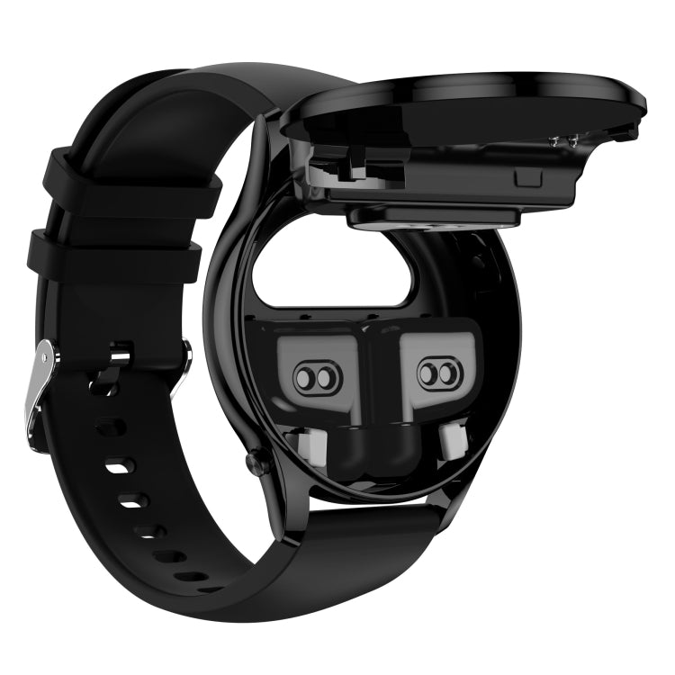 X17 mini 1.27 inch IP67 Waterproof 2 in 1 Bluetooth Earphone Smart Watch(Black) by bashfashion