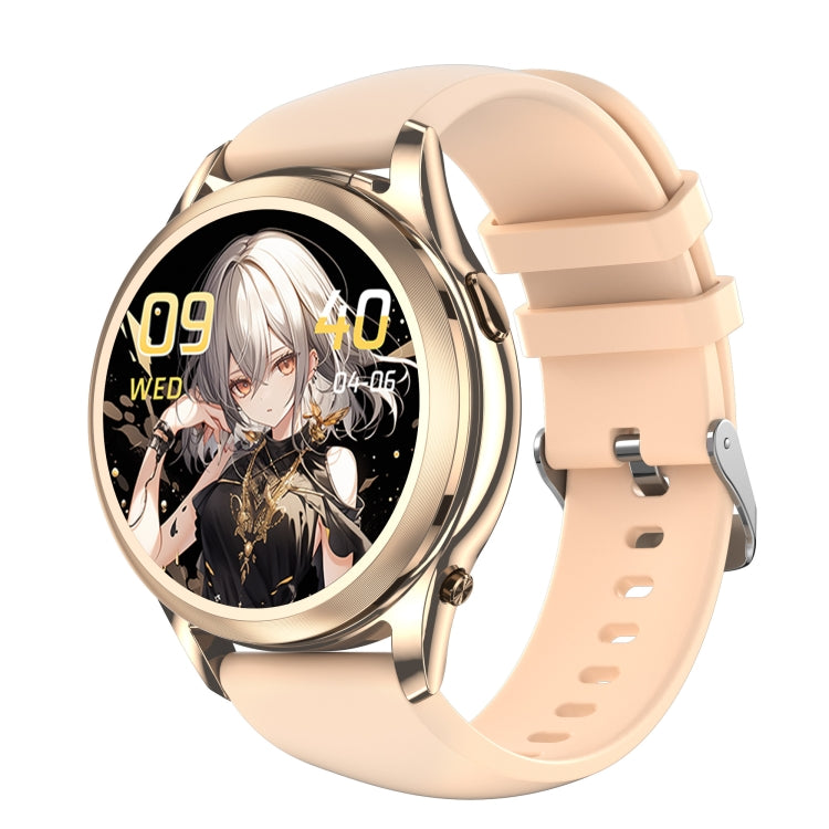 X17 mini 1.27 inch IP67 Waterproof 2 in 1 Bluetooth Earphone Smart Watch(Gold) by bashfashion