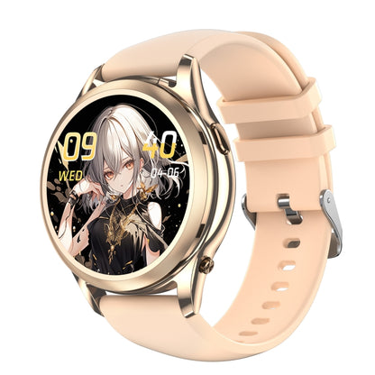 X17 mini 1.27 inch IP67 Waterproof 2 in 1 Bluetooth Earphone Smart Watch(Gold) by bashfashion