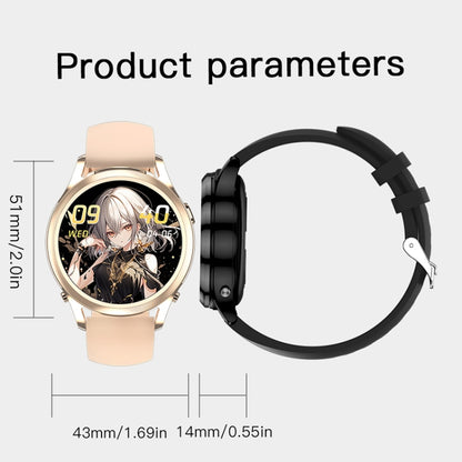 X17 mini 1.27 inch IP67 Waterproof 2 in 1 Bluetooth Earphone Smart Watch(Gold) by bashfashion