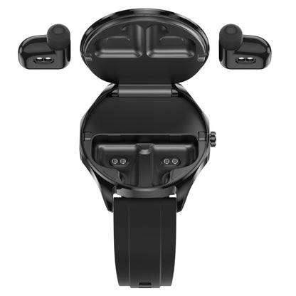 X20 1.43 inch IP67 Waterproof 2 in 1 Bluetooth Earphone Smart Watch(Black) by bashfashion