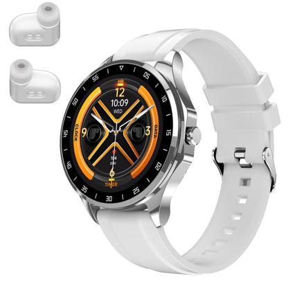 X20 1.43 inch IP67 Waterproof 2 in 1 Bluetooth Earphone Smart Watch(White) by bashfashion