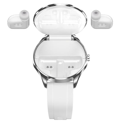 X20 1.43 inch IP67 Waterproof 2 in 1 Bluetooth Earphone Smart Watch(White) by bashfashion