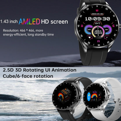 X20 1.43 inch IP67 Waterproof 2 in 1 Bluetooth Earphone Smart Watch(Black) by bashfashion