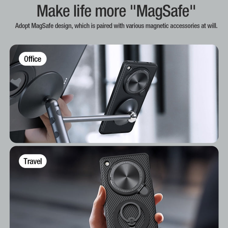 For OPPO Find X8 NILLKIN CamShield Prop MagSafe Magnetic PC Phone Case(Black) by NILLKIN