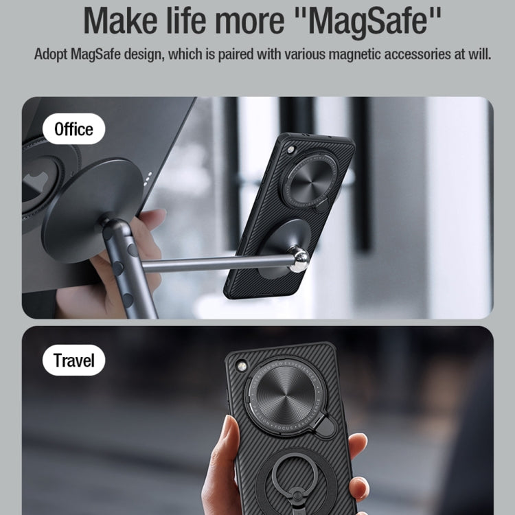 For OPPO Find X8 Pro NILLKIN CamShield Prop MagSafe Magnetic PC Phone Case(Black) by NILLKIN