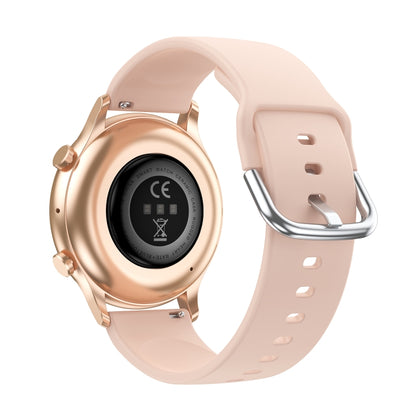 CY19 1.32 inch AMOLED Screen Silicone Strap Smart Watch, Blood Oxygen/Blood Pressure/Heart Rate(Pink) by bashfashion