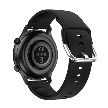 CY19 1.32 inch AMOLED Screen Silicone Strap Smart Watch, Blood Oxygen/Blood Pressure/Heart Rate(Black) by bashfashion