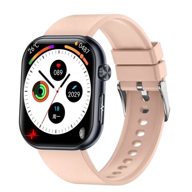 ET587 1.95 inch AMOLED Screen Smart Watch, ECG Electrocardiogram/Blood Sugar Monitoring(Pink) by bashfashion